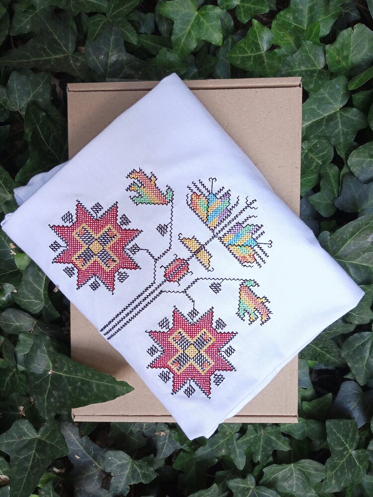 Дамска тениска бродерия шевица от Суворово