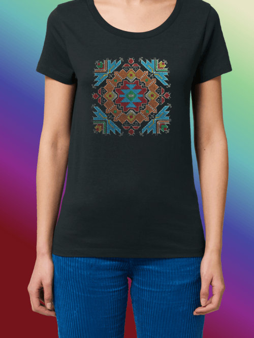 Дамска тениска с шевица Невеста