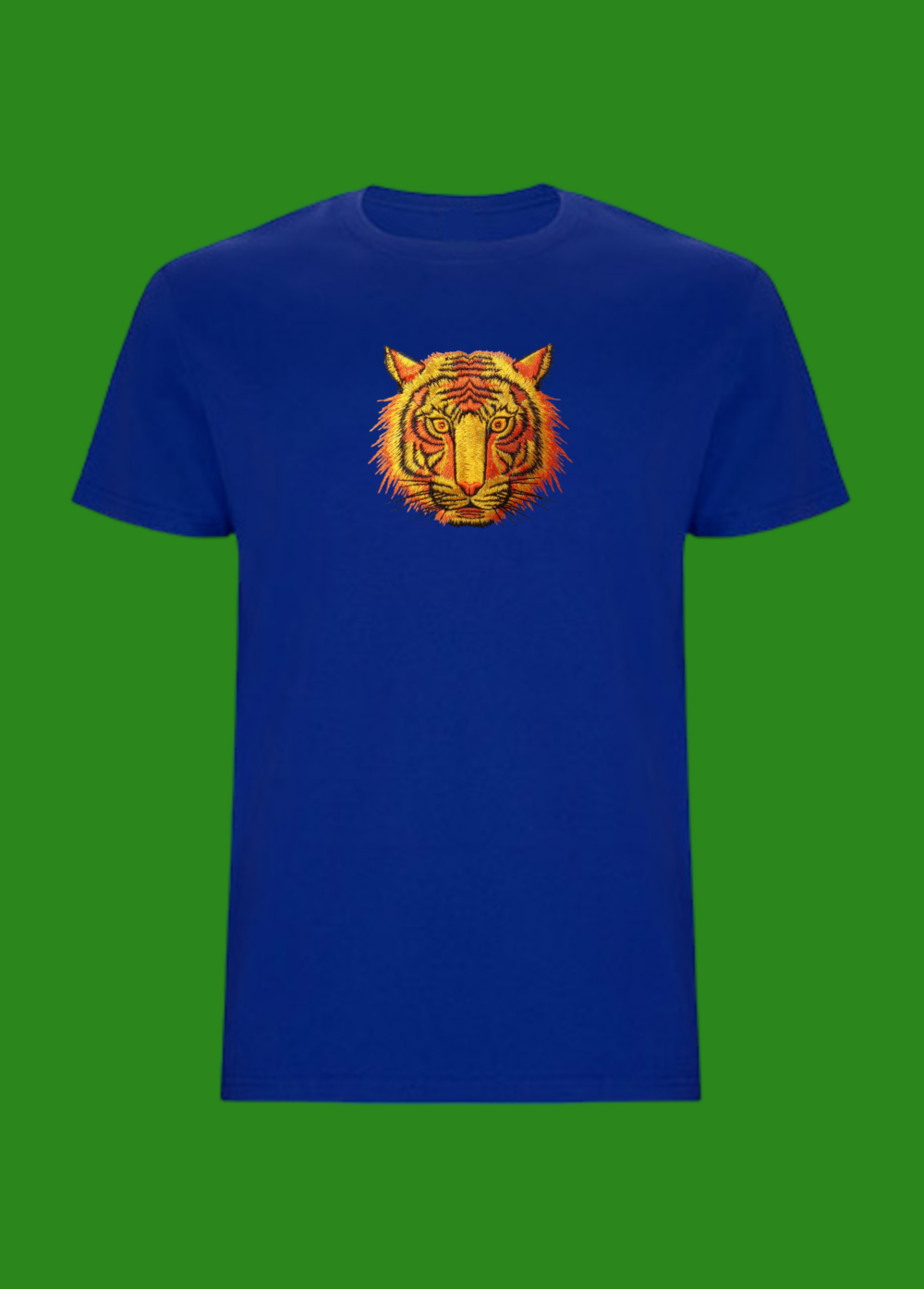 tiger_kids_blue_shirt Детска тениска с бродерия Тигър