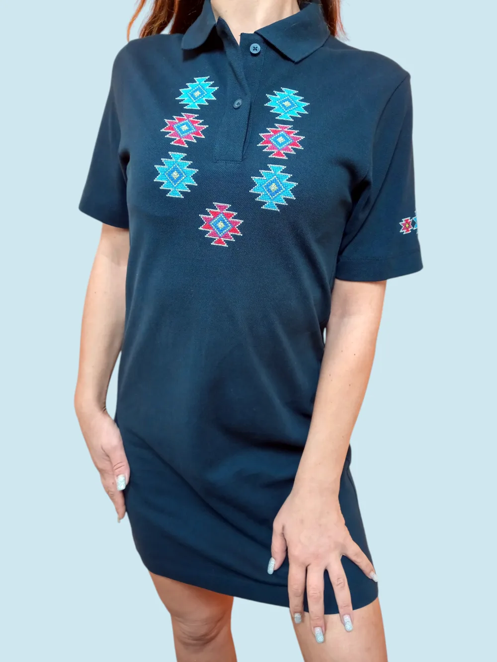 Roklia_kanatica_friz Дамска туника с бродерия Канатица