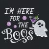 Суичър за Хелоуин Мъжко худи с бродерия Im Here for the Boos