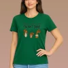 Дамска тениска Im Not Crazy Squirrels с катерица и бродерия – забавна дамска тениска от памук с оригинален дизайн и идея за подарък