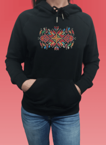 Дамско худи с бродерия Лазарки