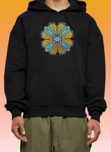 Мъжко худи с шевица Слънчева канатица