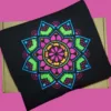 mandala_black_gift Дамска тениска с бродерия Мандала 2