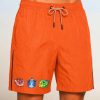 orange swimming shorts puffer fish Плувни шорти с бродерия Риба балон