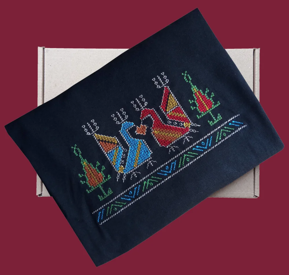 Мъжка тениска с шевица Петли