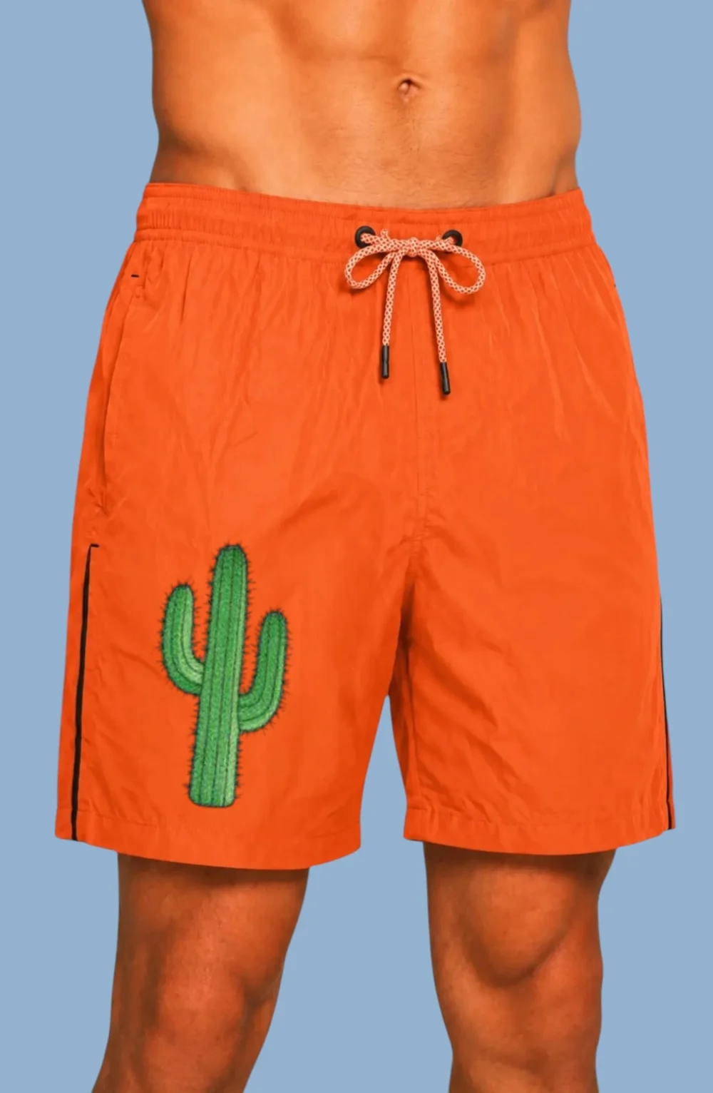 swimming shorts cactus Плувни шорти с бродерия Кактус